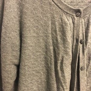 Grey cardigan
